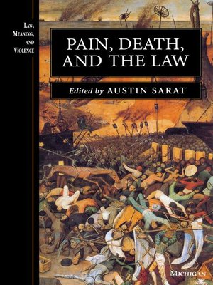 cover image of Pain, Death, and the Law